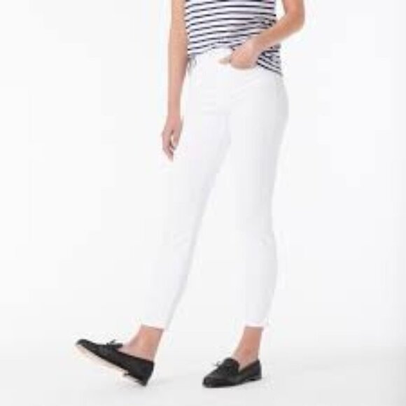 J. Crew Tall 9" high rise toothpick jean B3585 White 29T - Picture 1 of 5